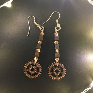 Handmade Gear Earrings
